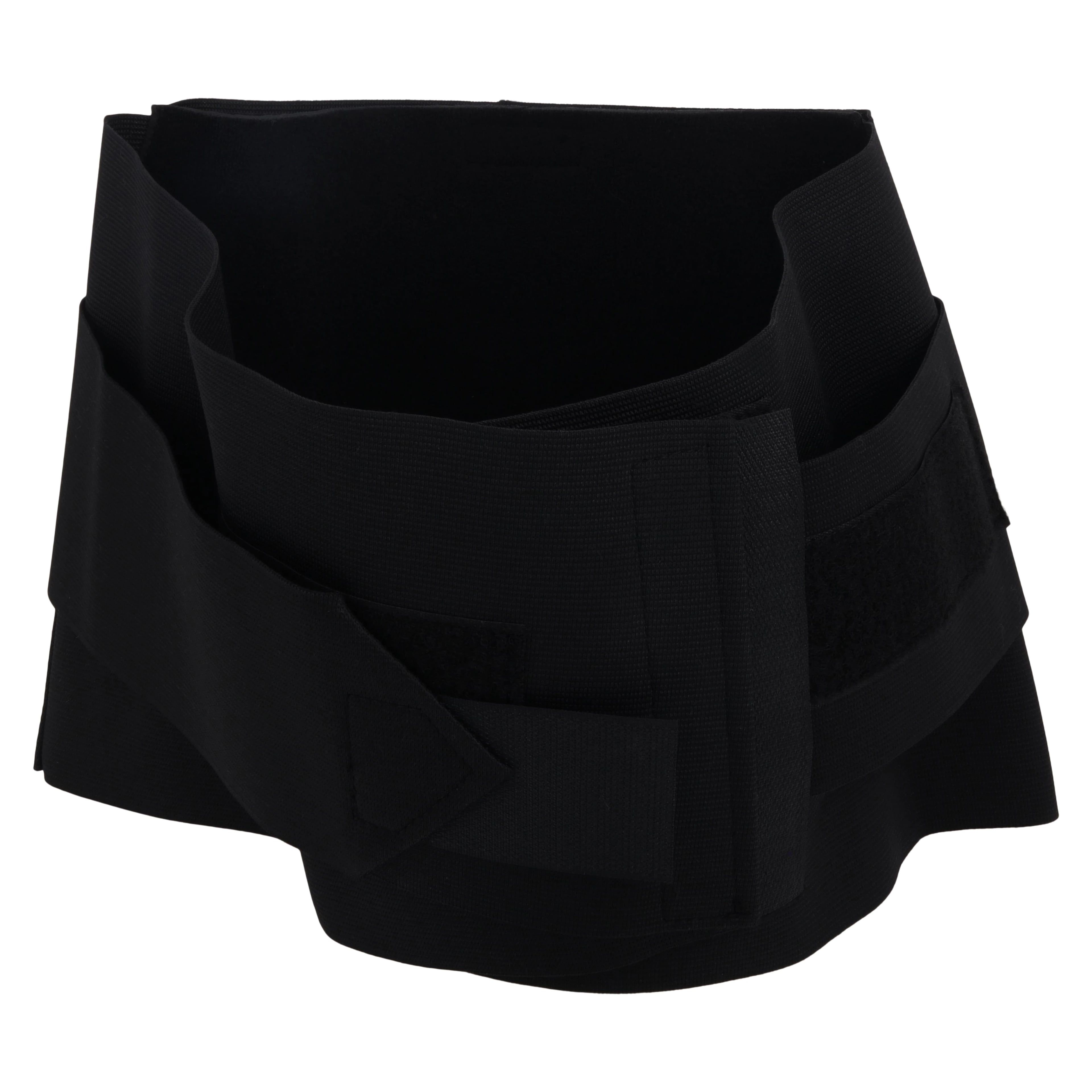 Procare Lumbar Sacral Support with Compression Strap, Black, Size Large (39-45"), Elastic/Neoprene