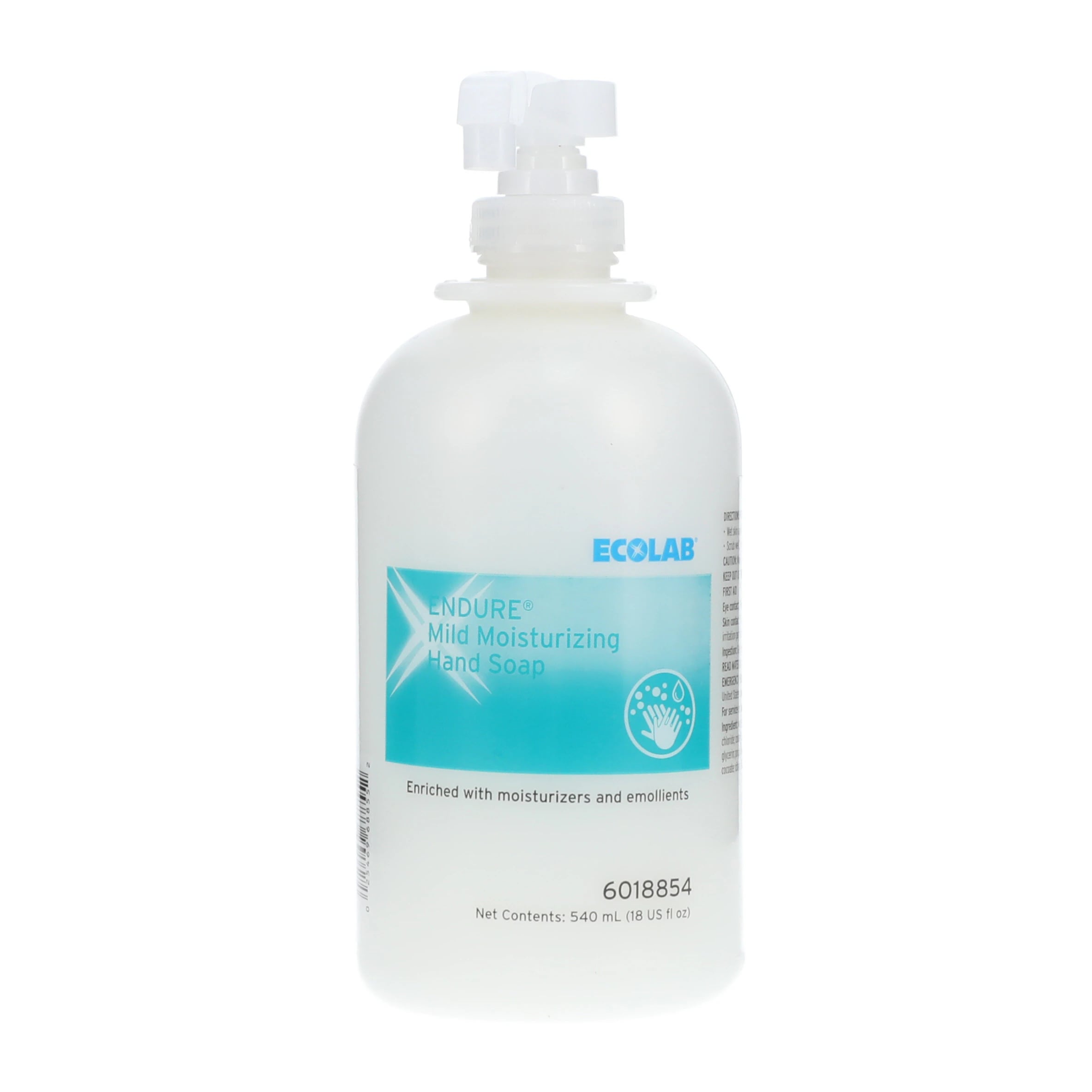 Endure Mild Moisturizing Foam Soap, Light Scent, 540 mL, 12/Case