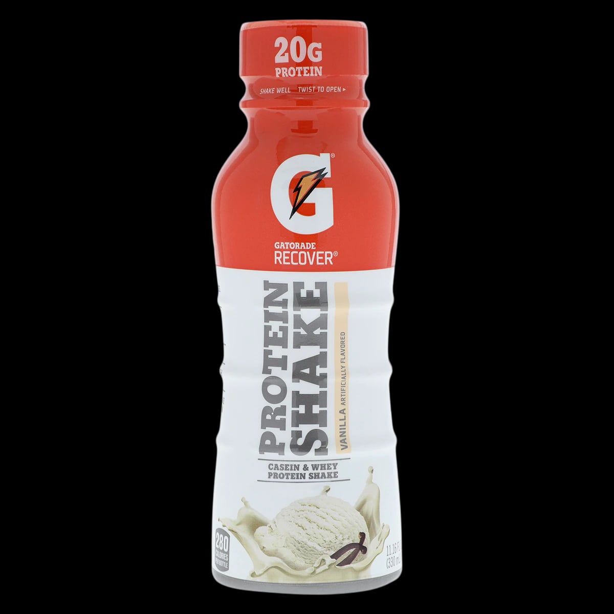 Gatorade Protein Shake, Vanilla, 11 oz Bottle, 12/Case