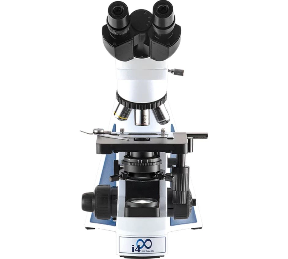 LW Scientific i4 Infinity Binocular Microscope, Semi-Plan 4X, LED, 100-240V