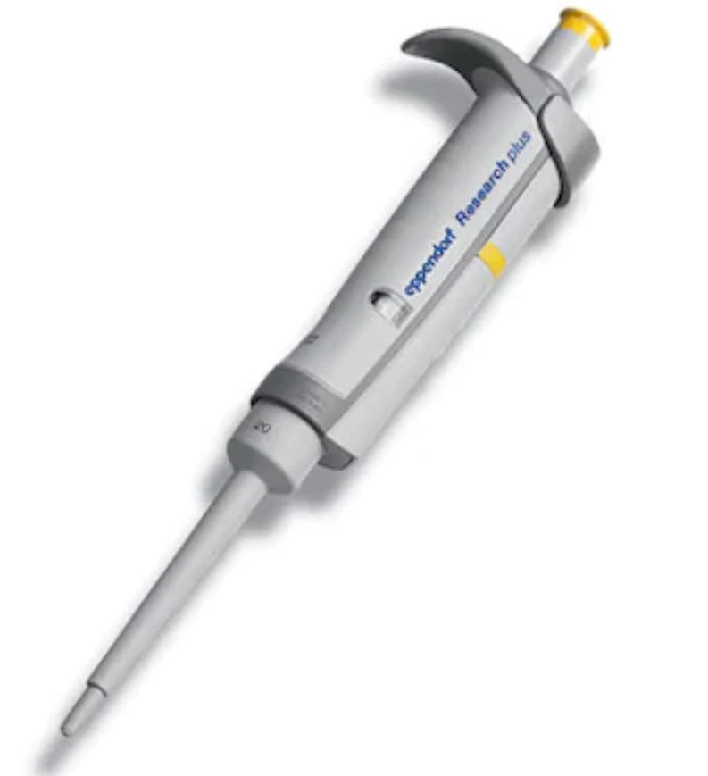 Eppendorf Research Plus Fixed Volume Pipette, 20 µL, Yellow, Each