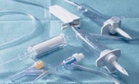IV Set Needleless Injection Site, 84", 10 Drops/mL, 18mL Priming Volume, 50/Box
