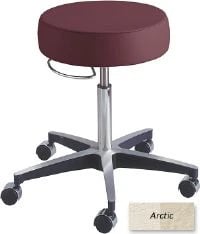 Brewer Century Series Exam Stool, Pneumatic, No Back, Arctic, 250 lb Capacity