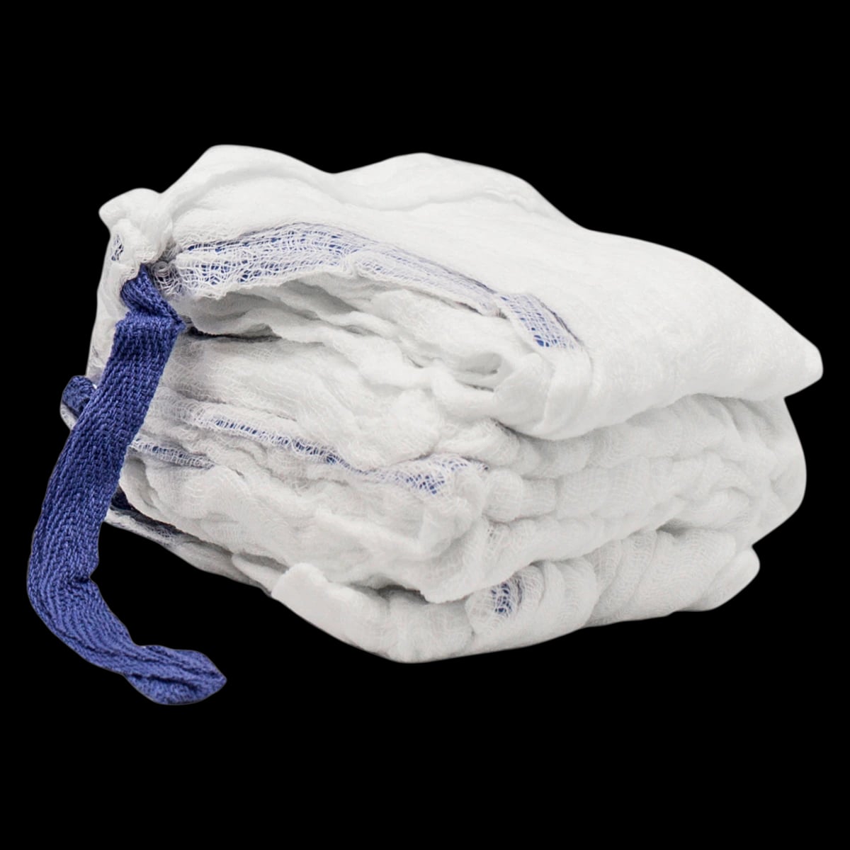 Dukal Pre-Washed Laparotomy Sponge, 12x12", Non-Sterile, X-Ray Detectable, 100% Cotton