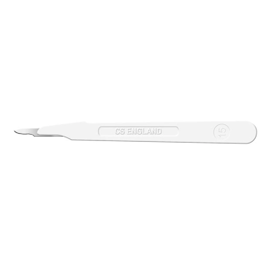 Cincinnati Surgical Disposable Scalpel, Sterile, #15 Blade, 10/Box