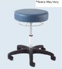Graham-Field Exam Stool with Handring, No Back, Black