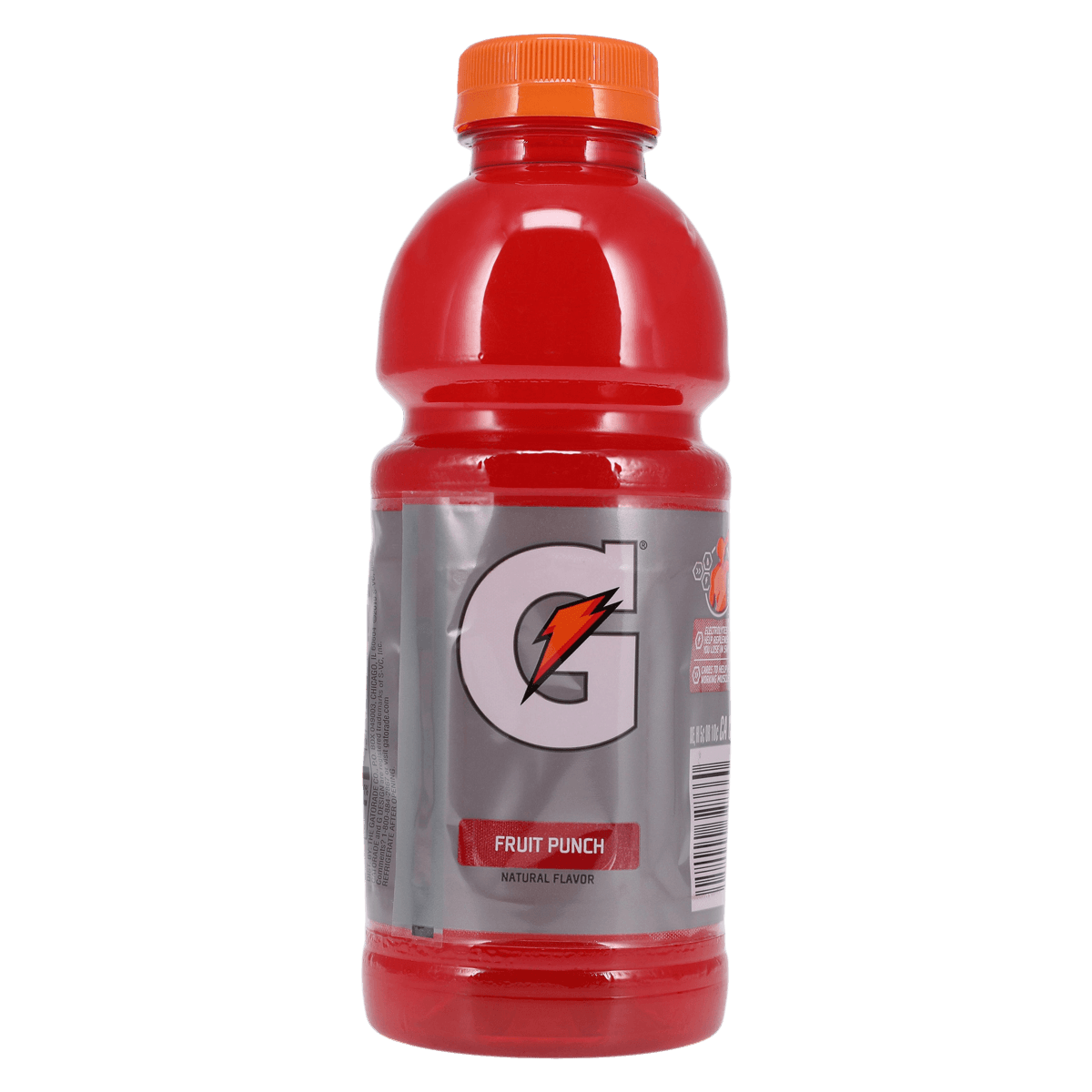 Gatorade Widemo Fruit Punch Sports Beverage, 20 oz Wide Mouth Bottle, 24/Case