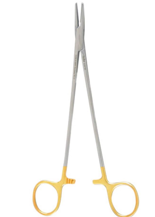 Meister-Hand Crile-Wood Needle Holder, 8" Stainless Steel, Each