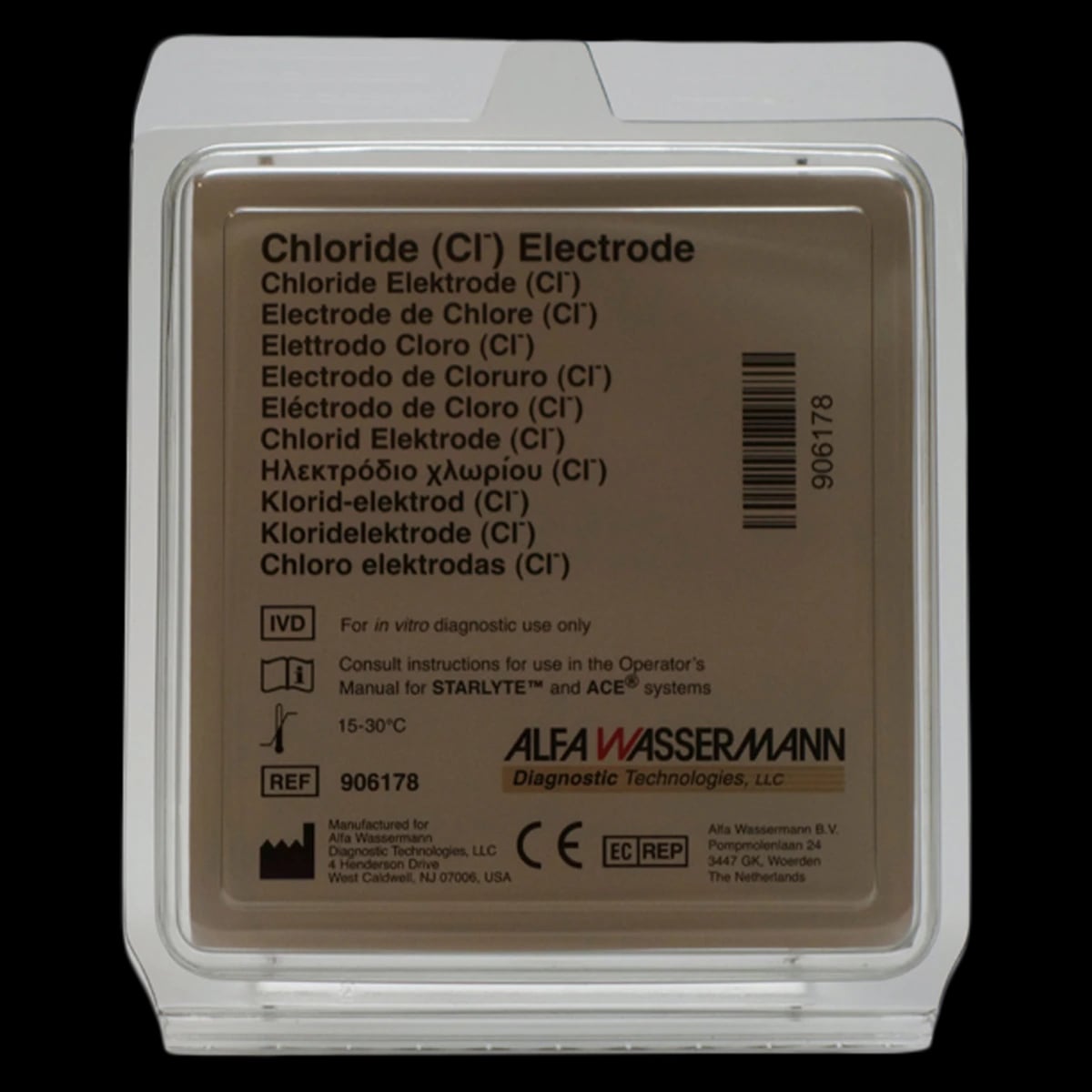 ACE Chloride ISE Ion-Selective Electrode for NEXCT/Starlyte III