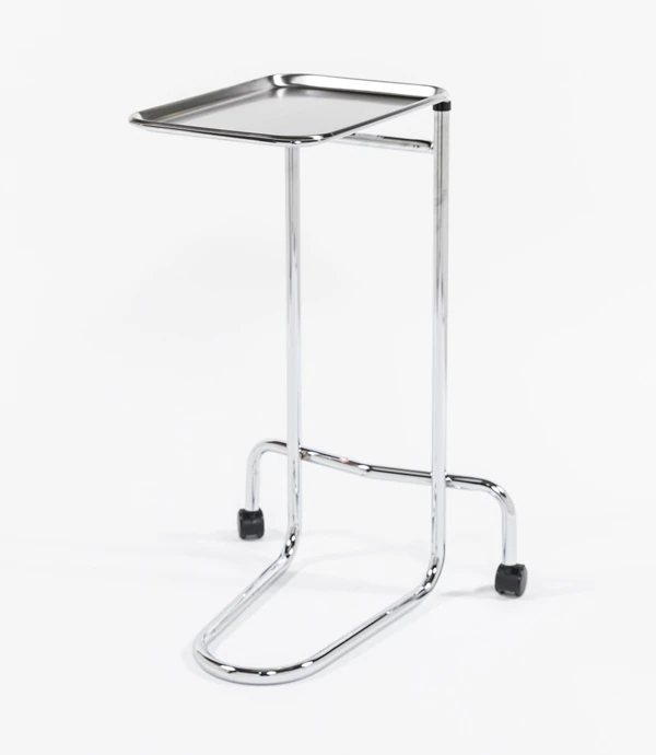 Blickman Built Mayo Stand, 2-Wheel, Chrome (Stand Instrument Mayo 2Whl Cr)