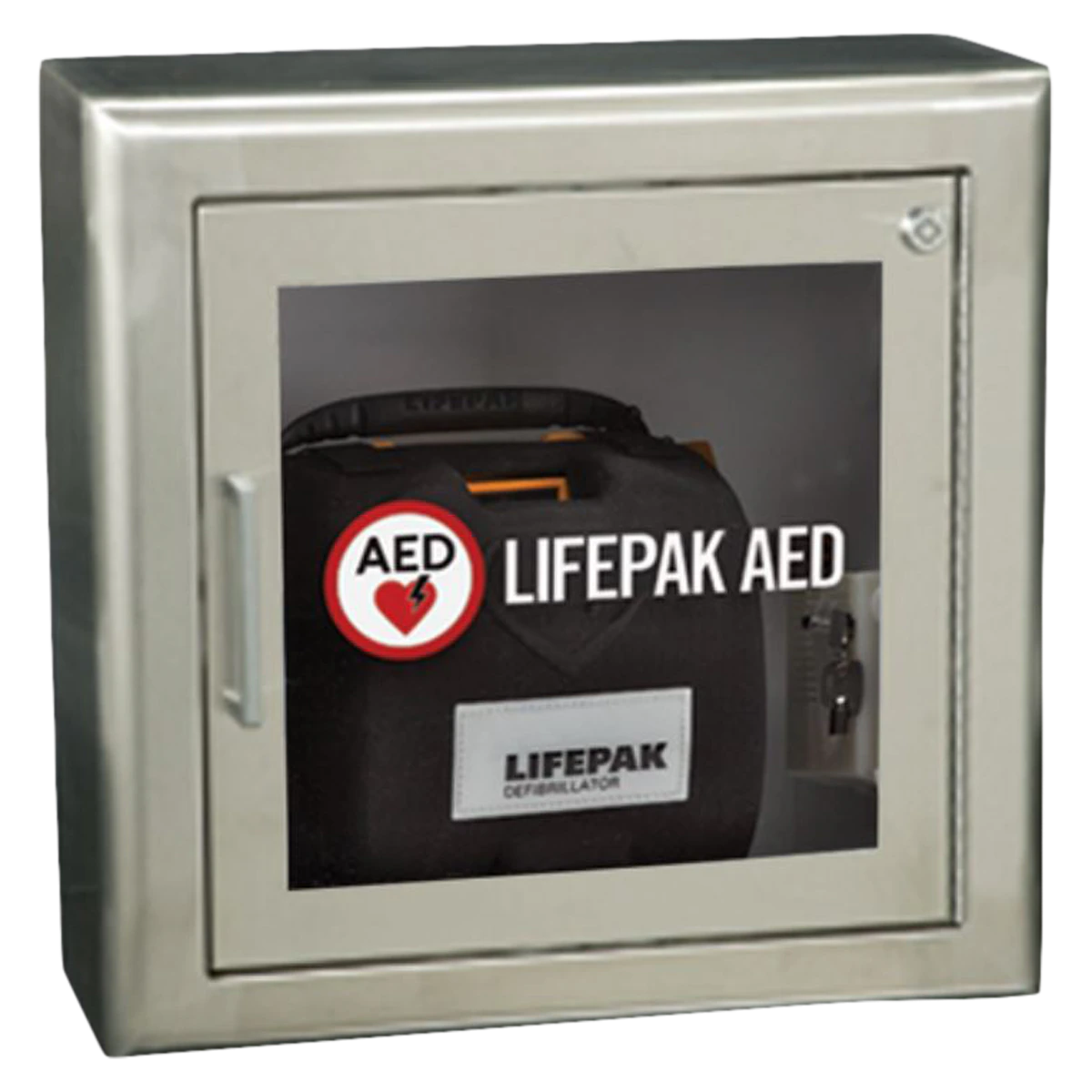 Physio Control AED Wall Cabinet with Alarm