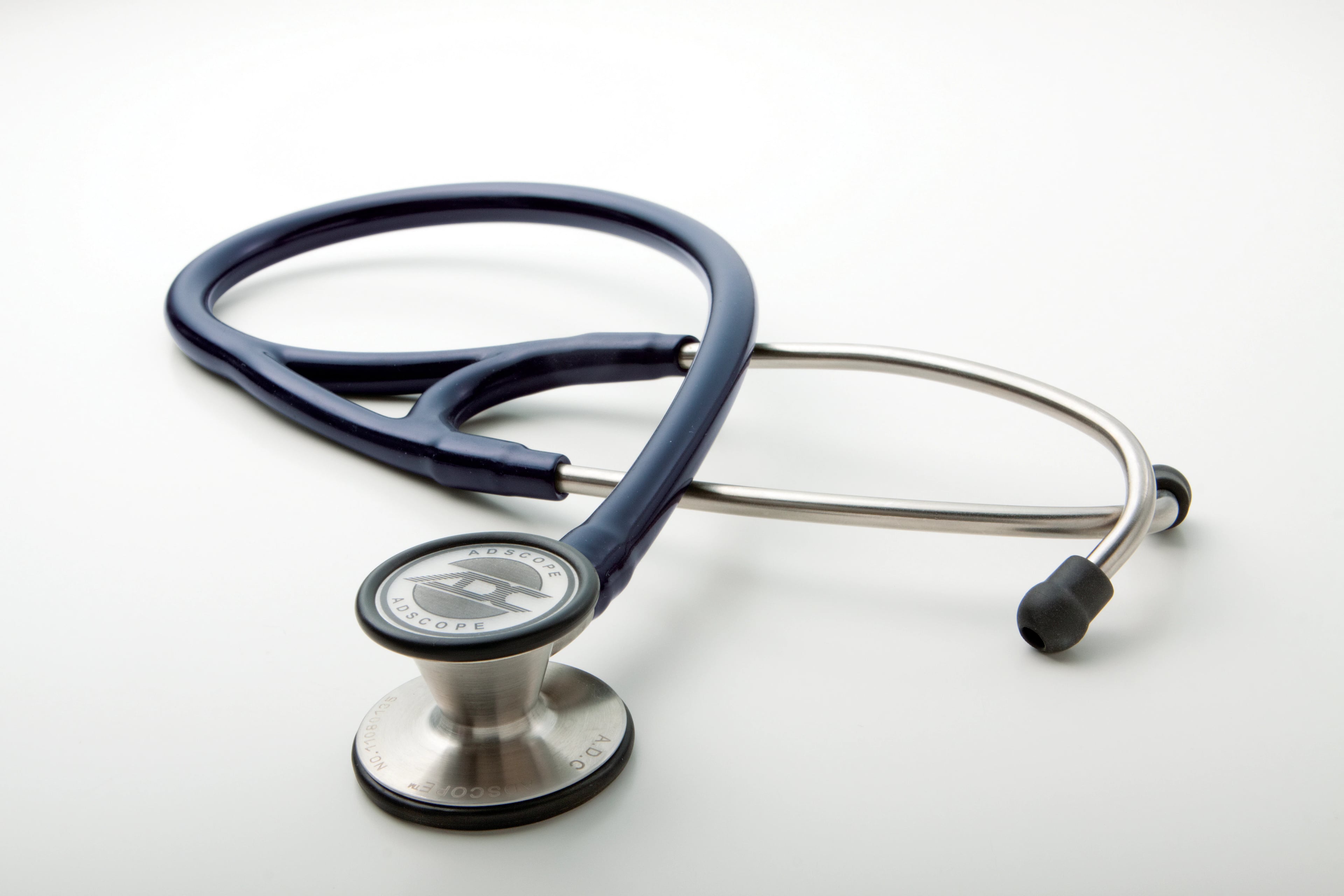 American Diagnostic Adscope 601 Cardiology Stethoscope, Navy PVC Tubing