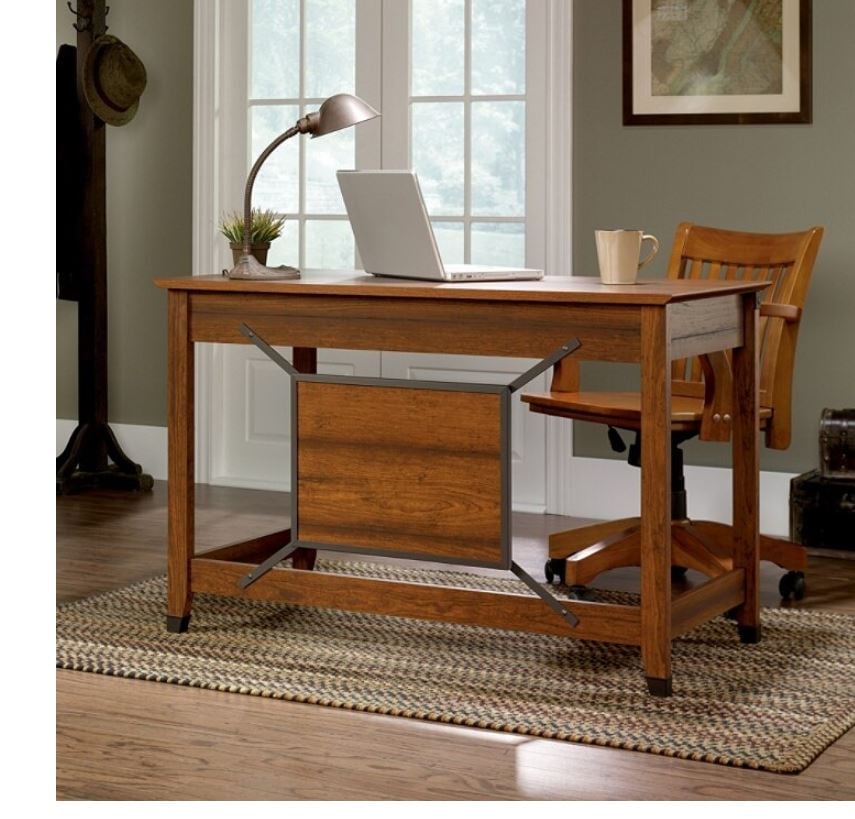 Sauder Carson Forge Collection Computer Desk, Washington Cherry Finish