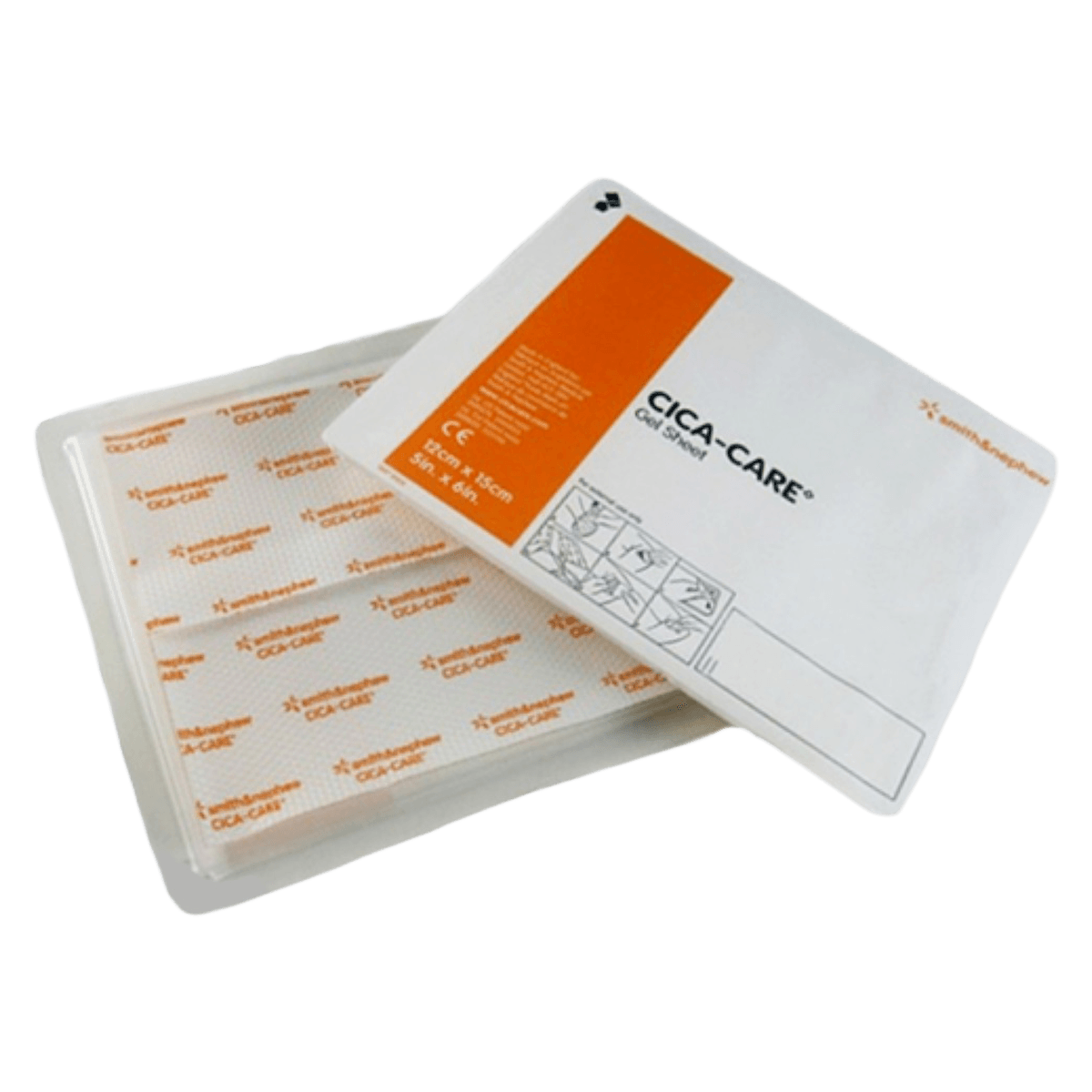 Cica-Care Silicone Gel Sheet Scar Treatment Dressing, 5" x 6", Sterile, Adhesive, Latex-Free