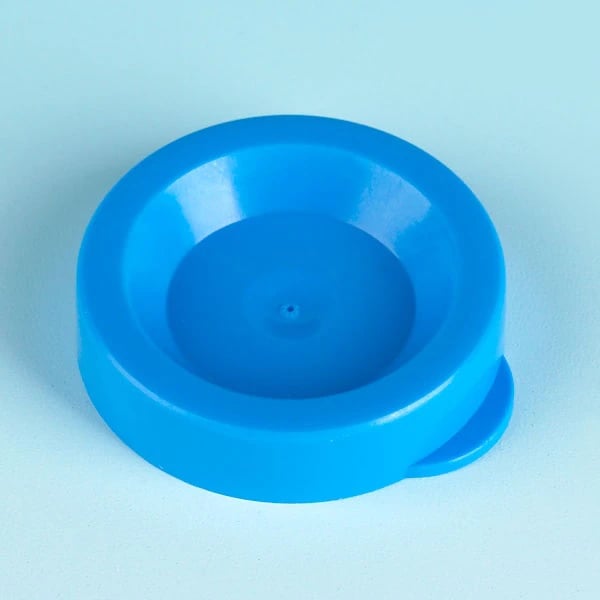 Globe Scientific Snap Caps for Urine Tubes, Polyethylene, Blue, 500/Bag