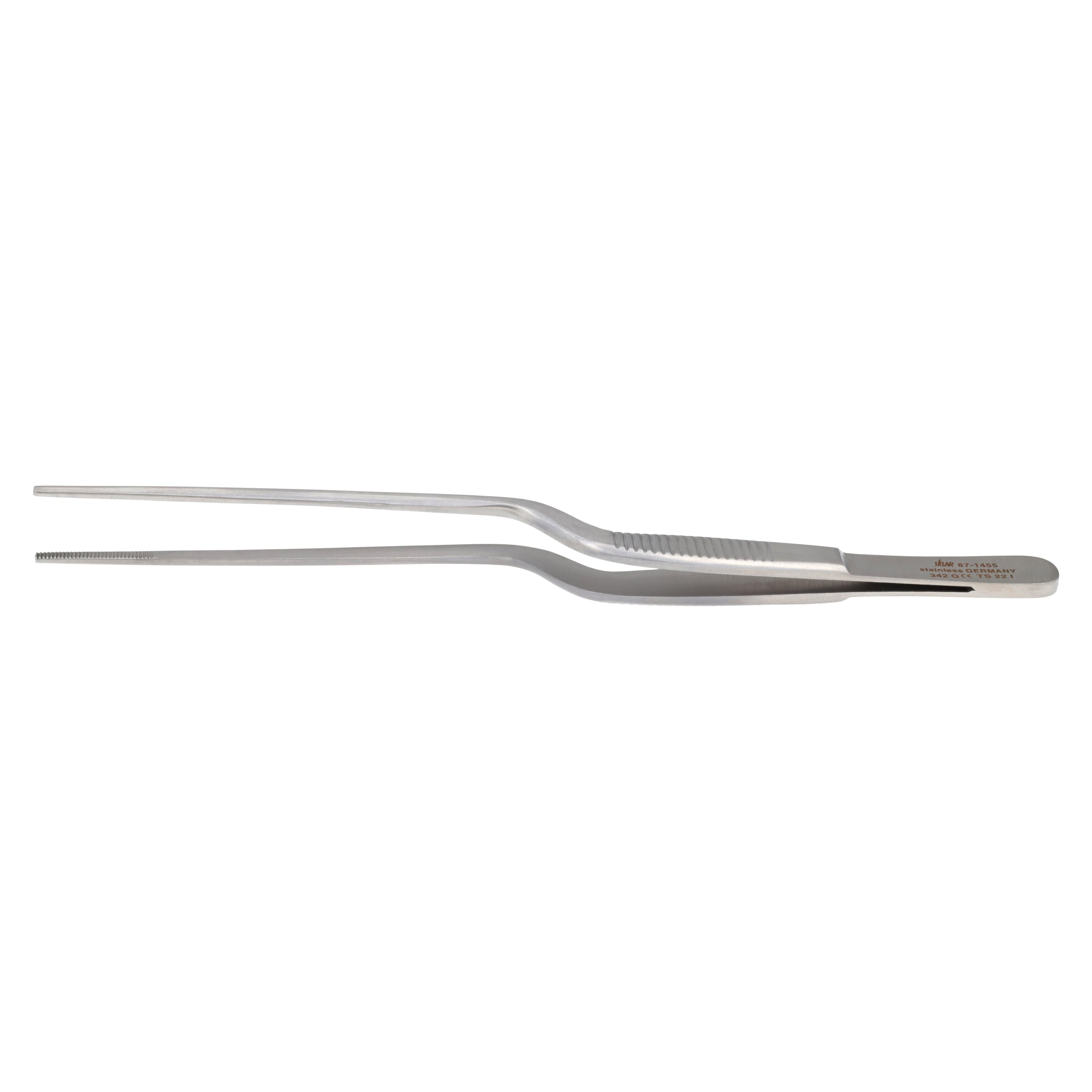 Sklar Lucae Bayonet Dressing Forcep, 5-1/2" Stainless Steel, Autoclavable, Each