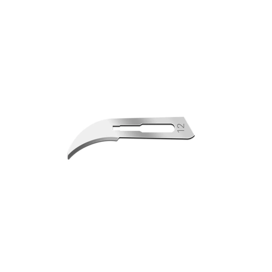 Cincinnati Surgical Sterile Stainless Steel Surgical Blade #12, Box of 100