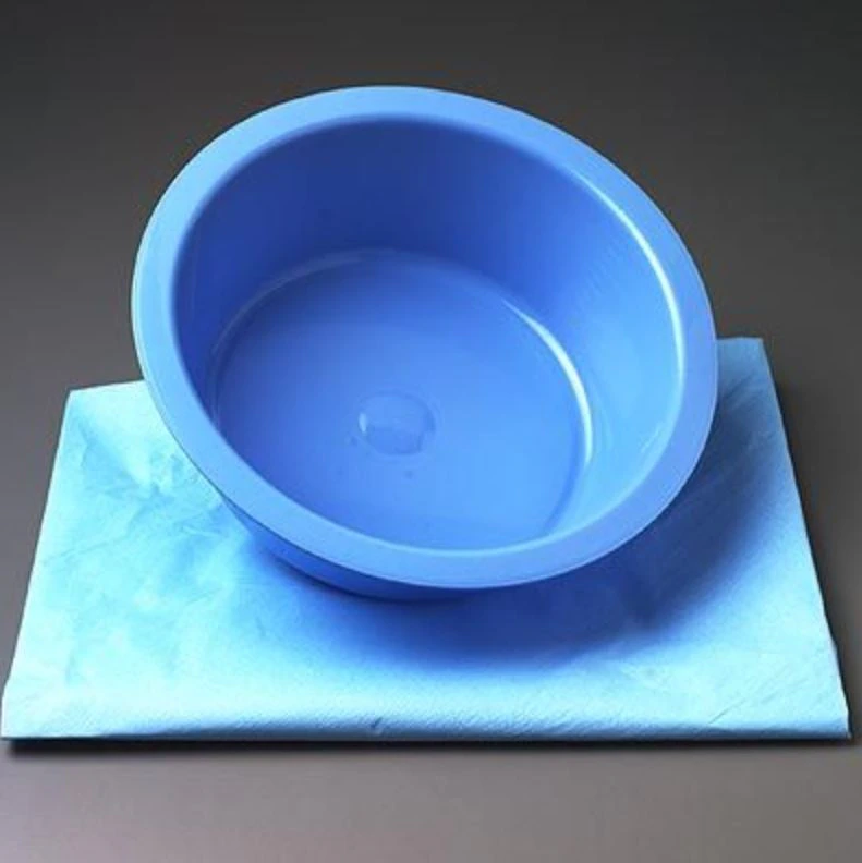 Sklar Instruments Solution Basin, Round, Plastic, Light Blue, 7 qt, Sterile with CSR Wrap