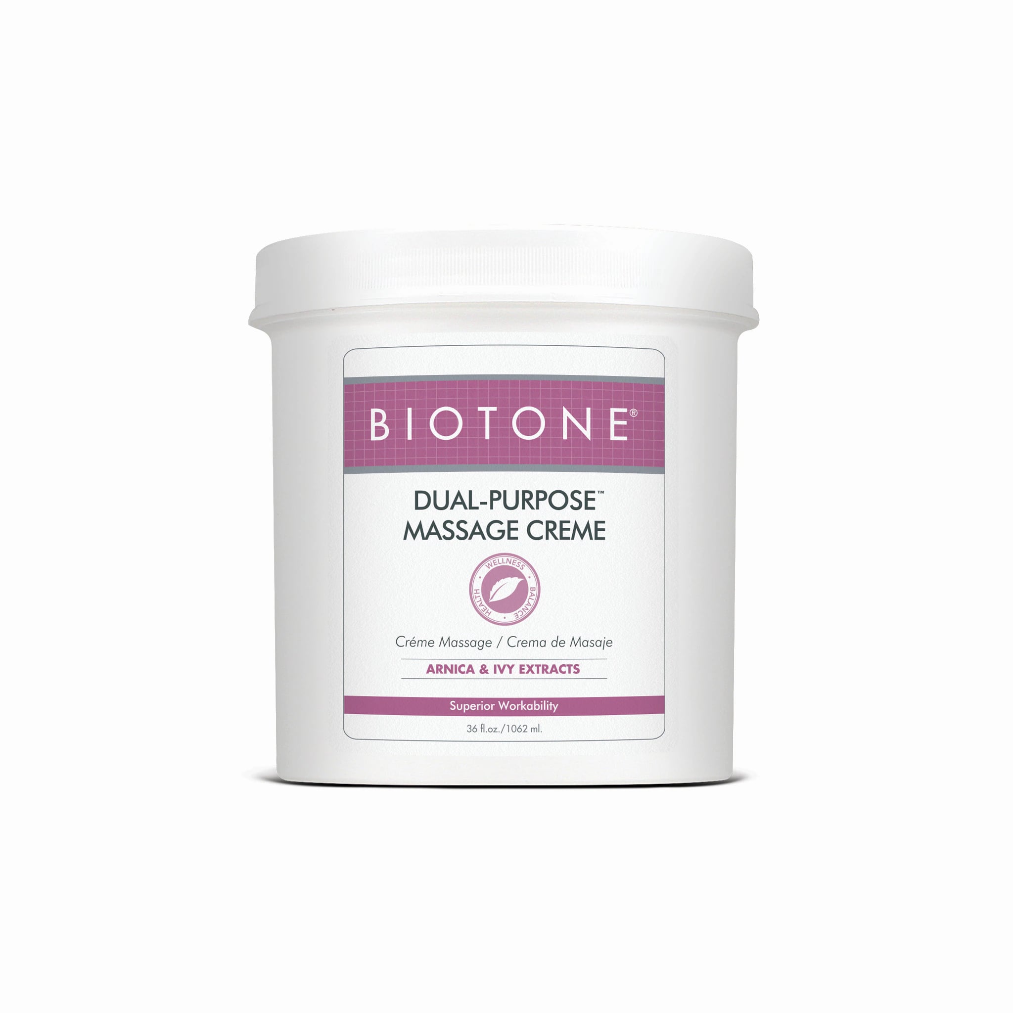 Biotone Dual-Purpose Massage Cream, 36 oz