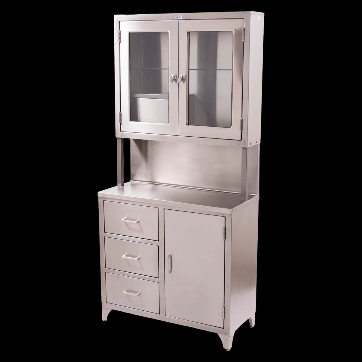 Blickman Industries Freestanding Kennedy Cabinet, Stainless Steel