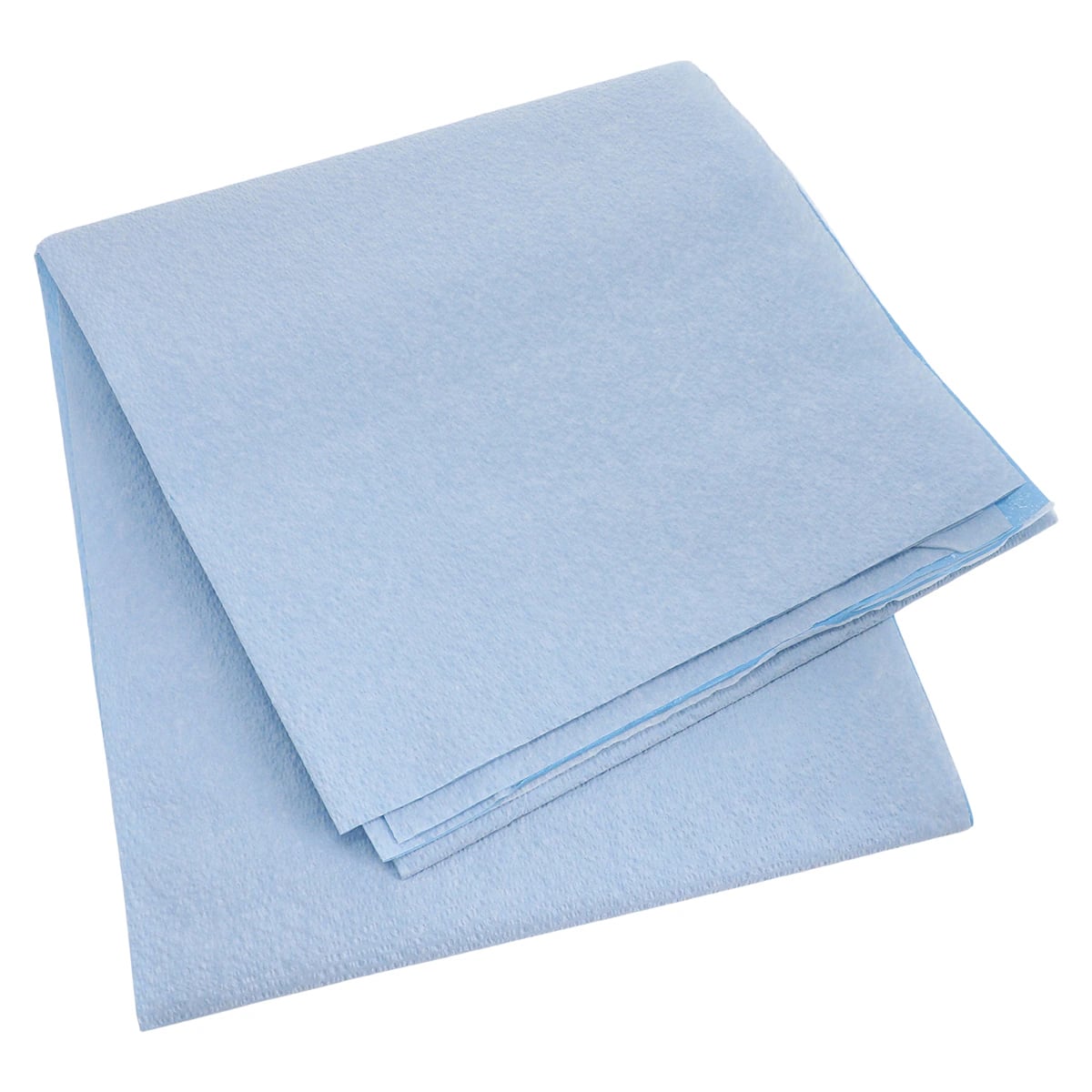 Tidi Products Patient Drape Sheet, Heavy Tissue, Non-Sterile, 40" x 90", Blue, 50/Case, 980929