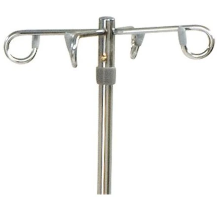 Marketlab IV Stand, 5-Leg, 4-Hook, Stainless Steel
