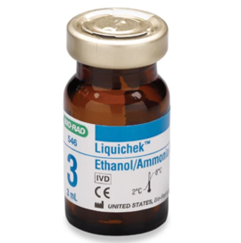 Liquichek Ammonia/Ethanol Level 3 Control, 6 x 3 mL