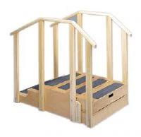Bailey Manufacturing Staircase Trainer, 1-Sided, 30" Compact, Natural Wood