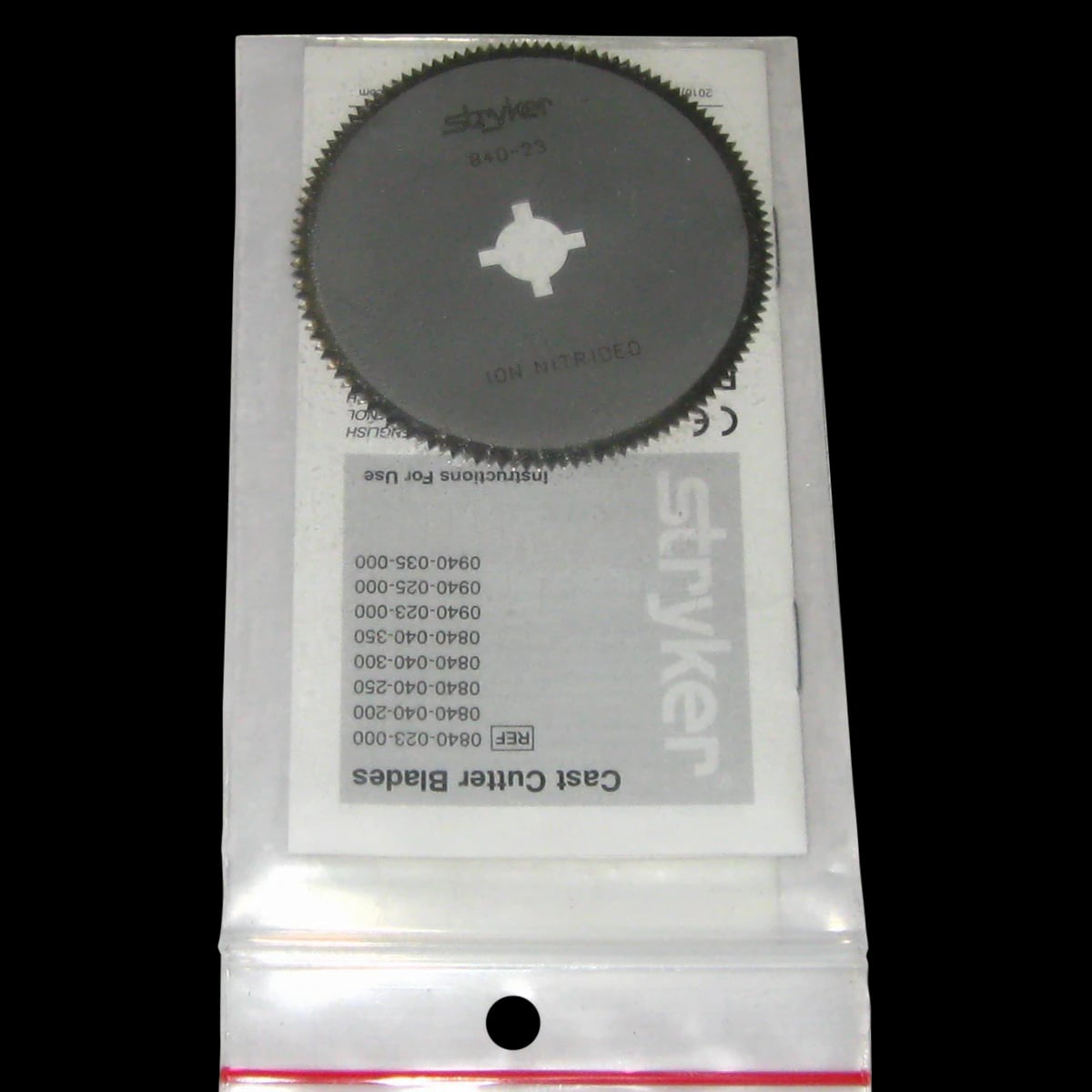 Stryker Instruments Cast Cutter Saw Blade for 840, Each