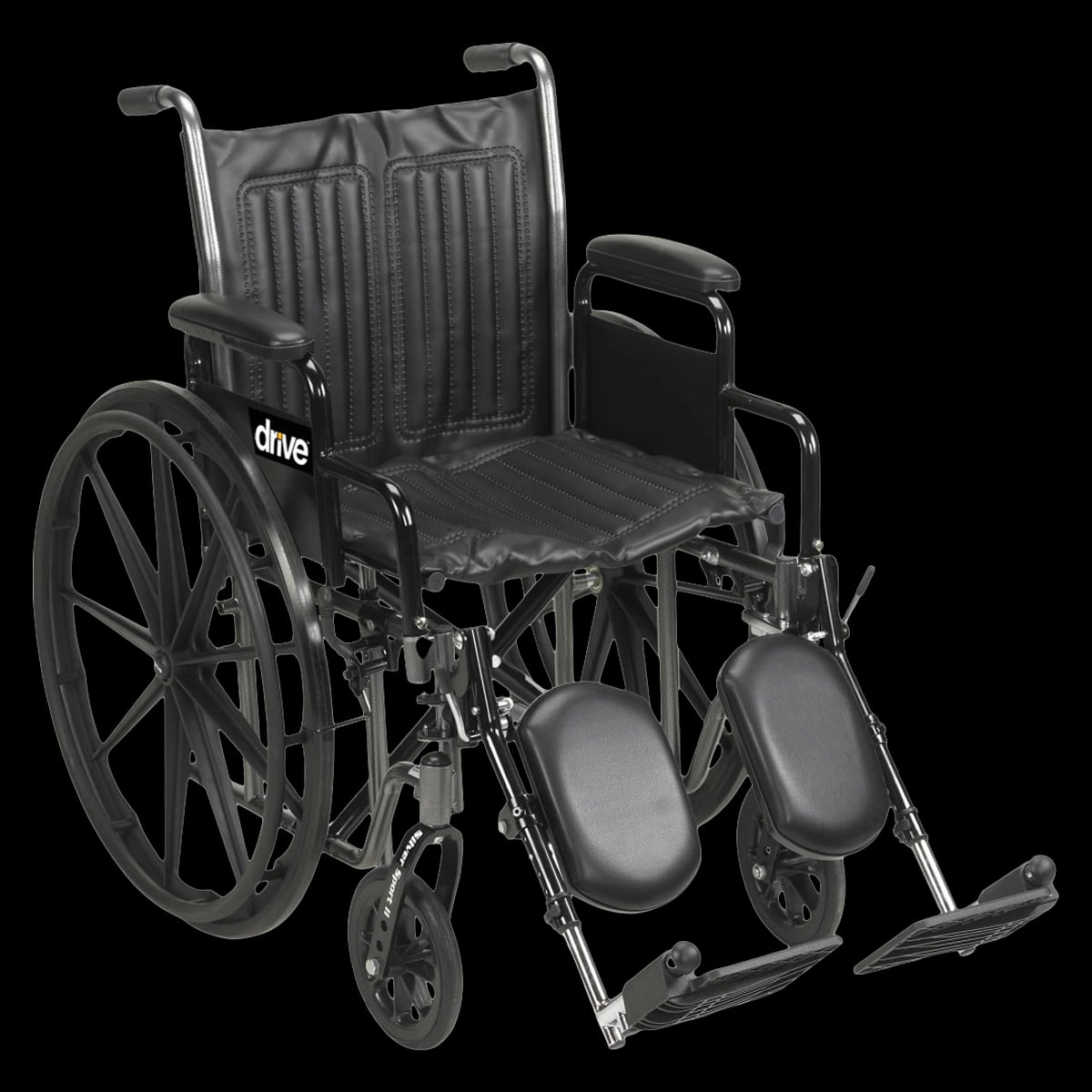 Drive Medical Silver Sport 2 Wheelchair, 20" Seat, 350 lb Capacity