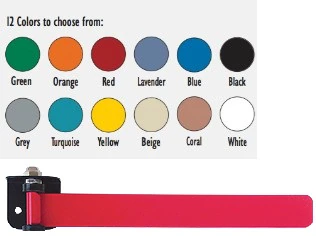 Omnimed Flag System 1-Flag 8" Wall Mount, Blue, Polystyrene, Each