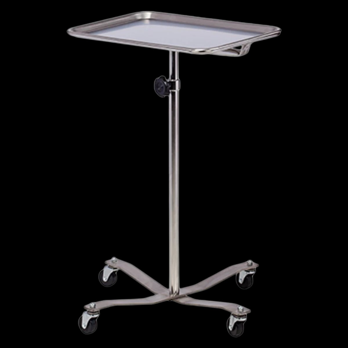 Clinton Industries Instrument Stand, 15 lb, 4-Leg, with Casters