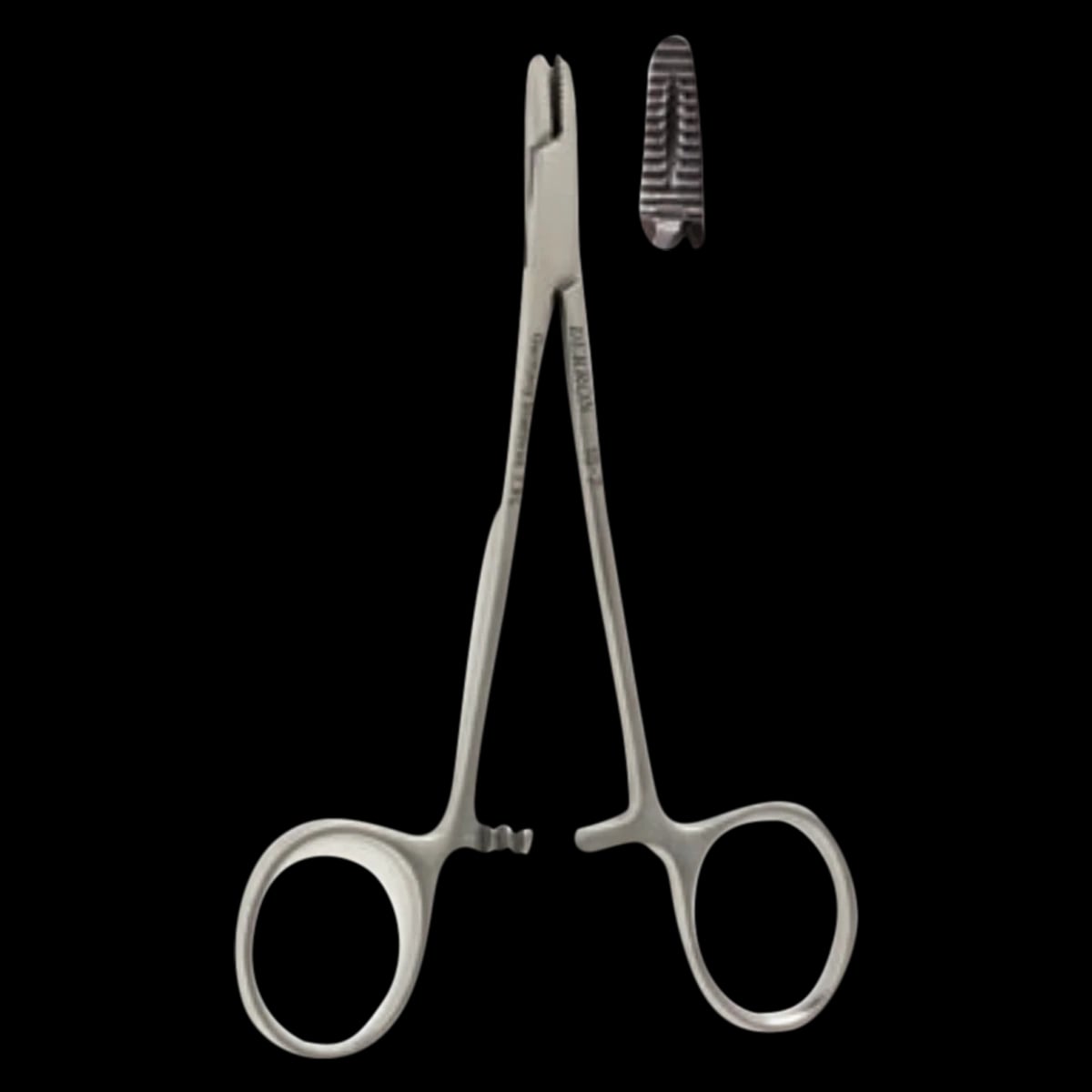 Derron Derf Needle Holder, Tungsten Carbide, 4-3/4"