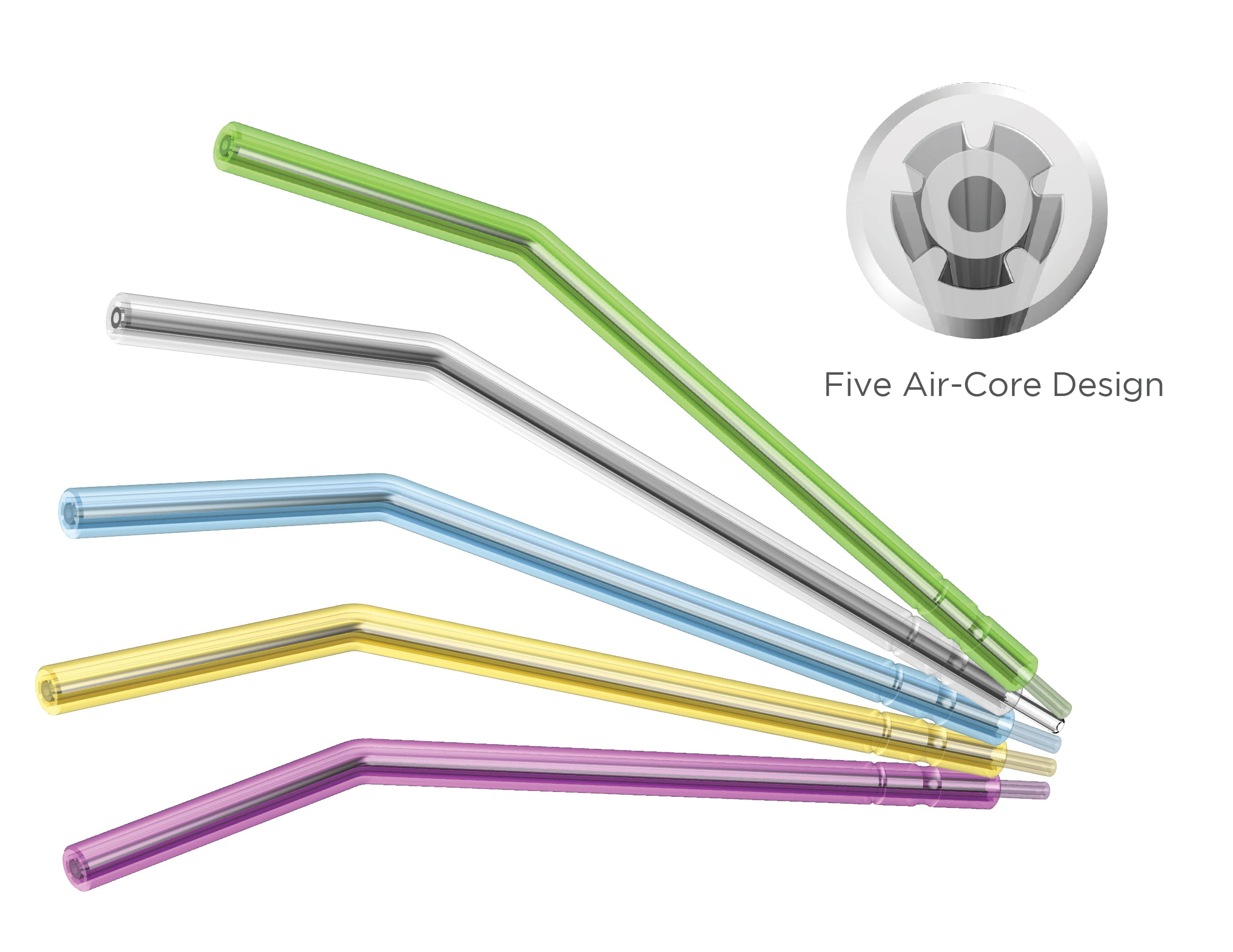 NeoTip™ Air/Water Syringe Tips, Assorted Colors, Disposable, 250/Pack, 105-250AST