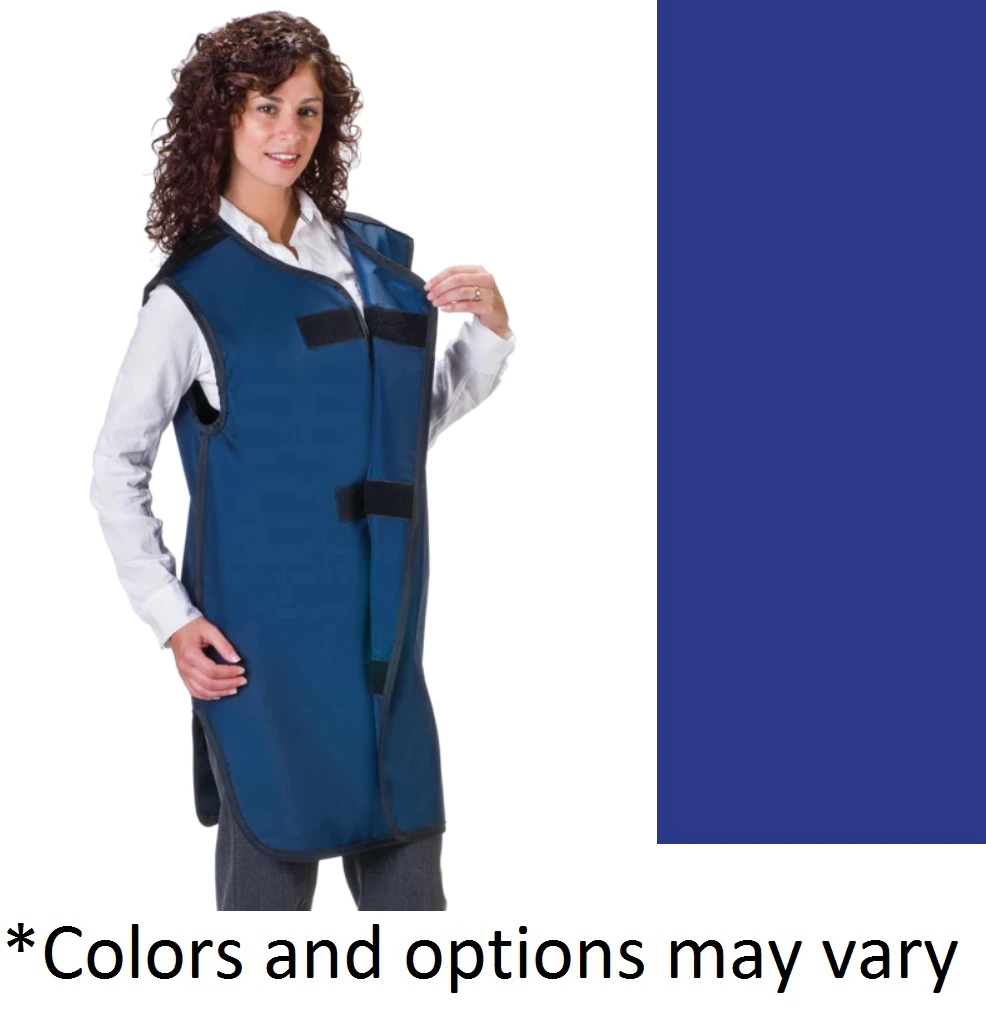 Wolf X-Ray Special Procedure Unisex X-Ray Apron, Royal Blue, 24" x 38", Lead-Free, Each