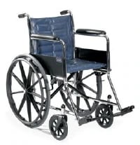 Invacare Tracer EX2 Transport Wheelchair, 20" x 16" Seat, 250 lb Capacity
