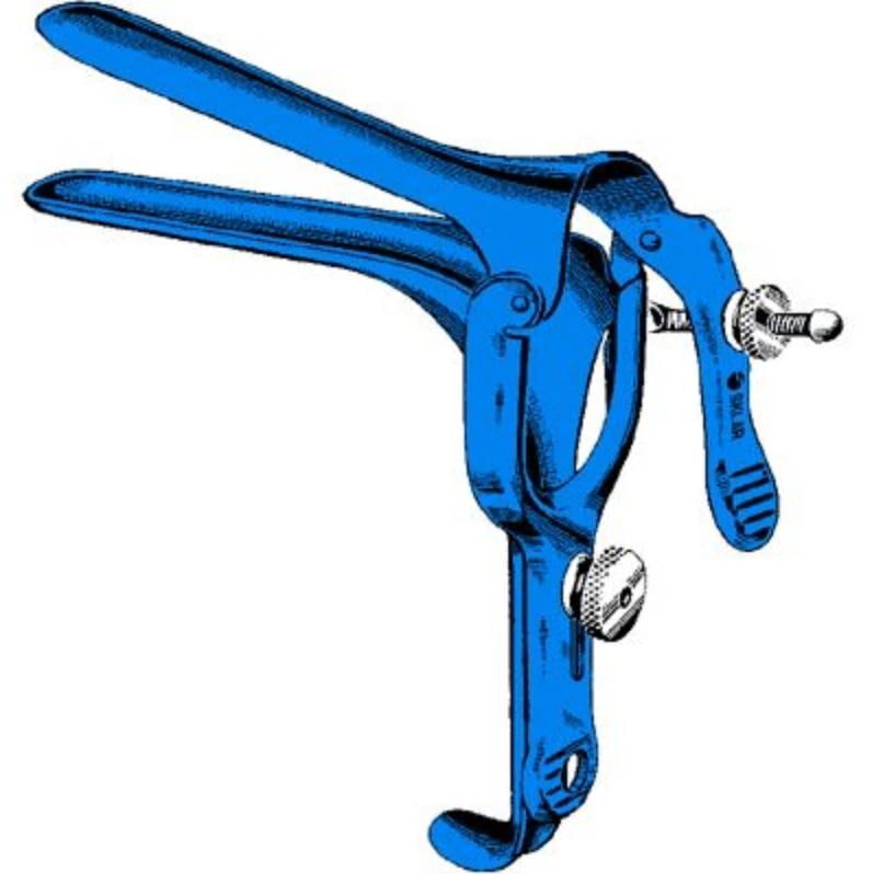 Sklar Instruments Pederson Vaginal Speculum, Stainless Steel with Insulated Coating, for LEEP Procedures