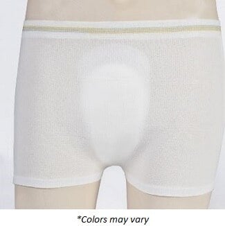 Attends Incontinence Pants, Unisex Adult, Large (35-50"), Seamless Mesh, Nonabsorbent, Brown, Washable, 50x2/Case