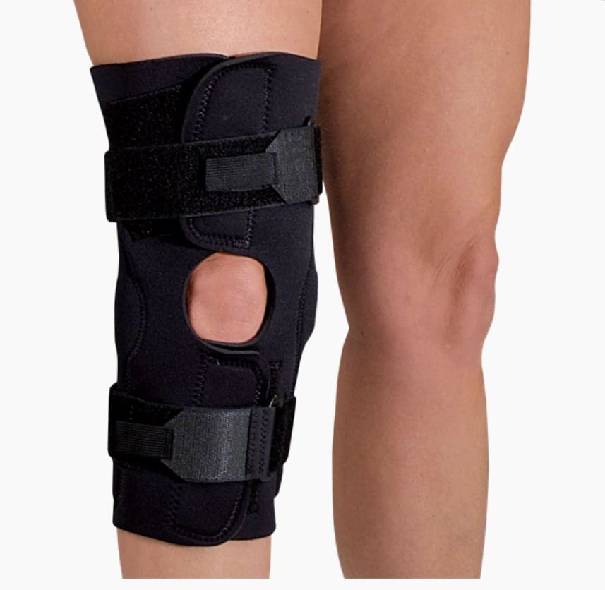 DeRoyal Deluxe Wraparound Knee Support, Neoprene, Size Small (15.5-18"), Universal