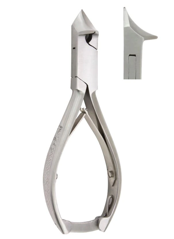 Vantage Nail Nipper, 5-1/2" Angled/Concave, Stainless Steel