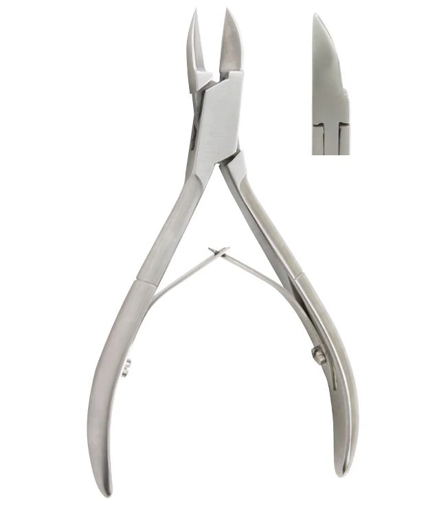 Vantage Nail Nipper, Straight, Stainless Steel, 4-5/8"