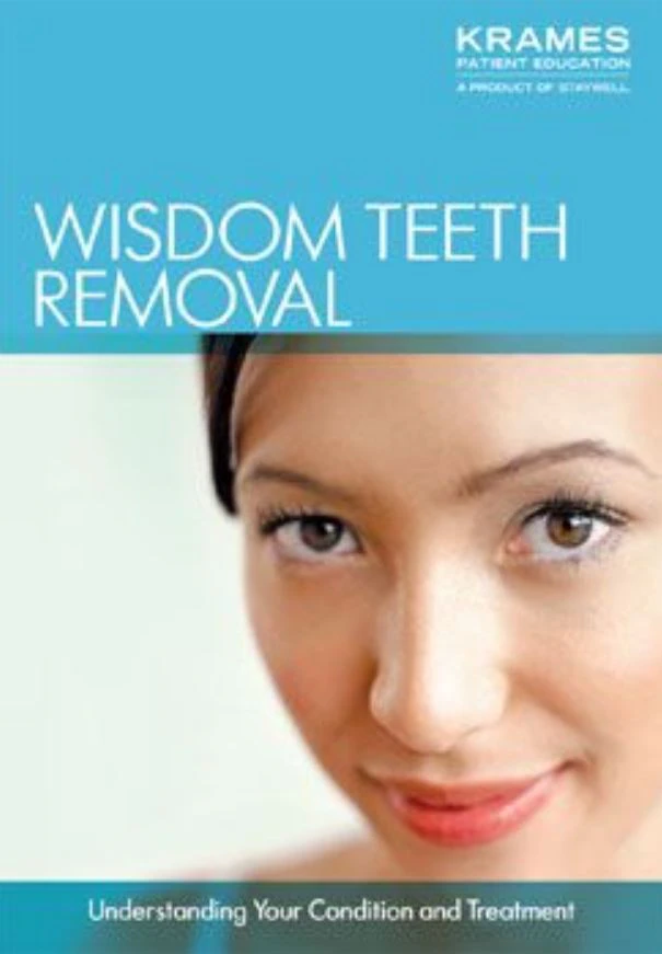 Krames Communications Wisdom Teeth Removal Patient Education Booklet, 12 Pages, English, 8 in x 11 1/2 in