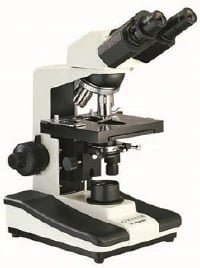 Gynex Binocular Microscope, 40X to 1000X, 6V Halogen, N.A. 1.25