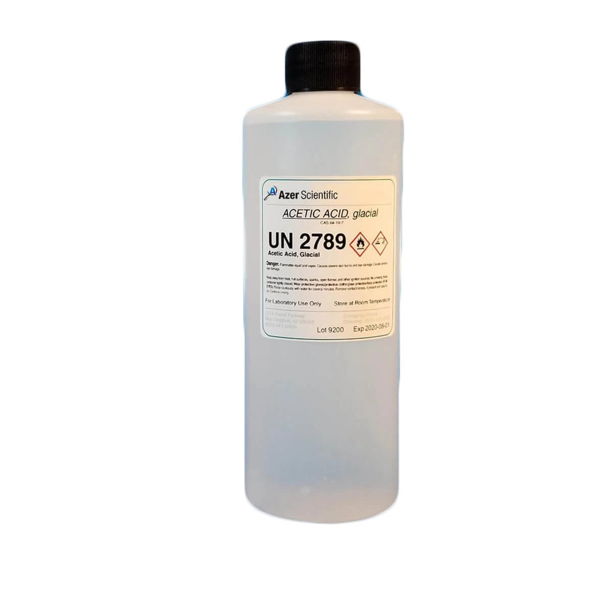 Azer Scientific Glacial Acetic Acid Reagent for Tissue Fixing Solutions, 500mL Bottle