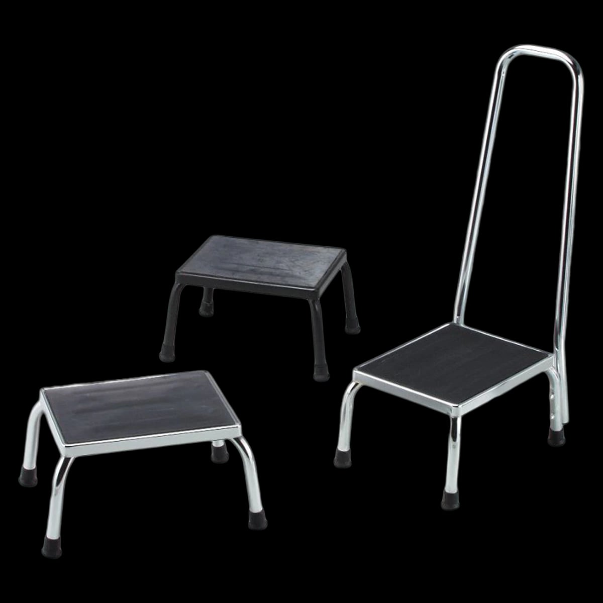 Dukal Footstool Platform, 11" x 14", Black