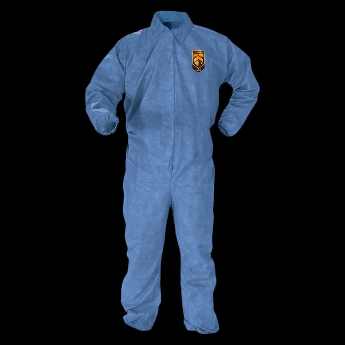 Kimberly-Clark KleenGuard A60 Disposable Protective Coverall, 2X-Large, Blue, Long Sleeves, 24/Case