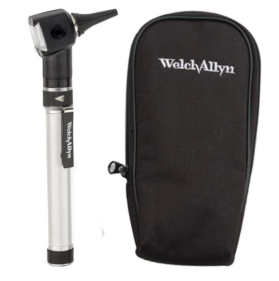 Welch Allyn PocketScope Diagnostic Otoscope Set, 2.5V, with Hard Case