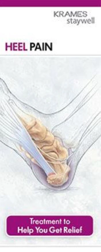 Krames Communications Understanding Heel Pain Educational Brochure, English, 50/Package