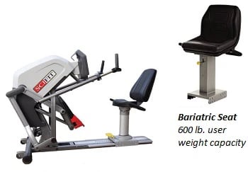 SciFit StepONE Bariatric Bike with Fixed Seat