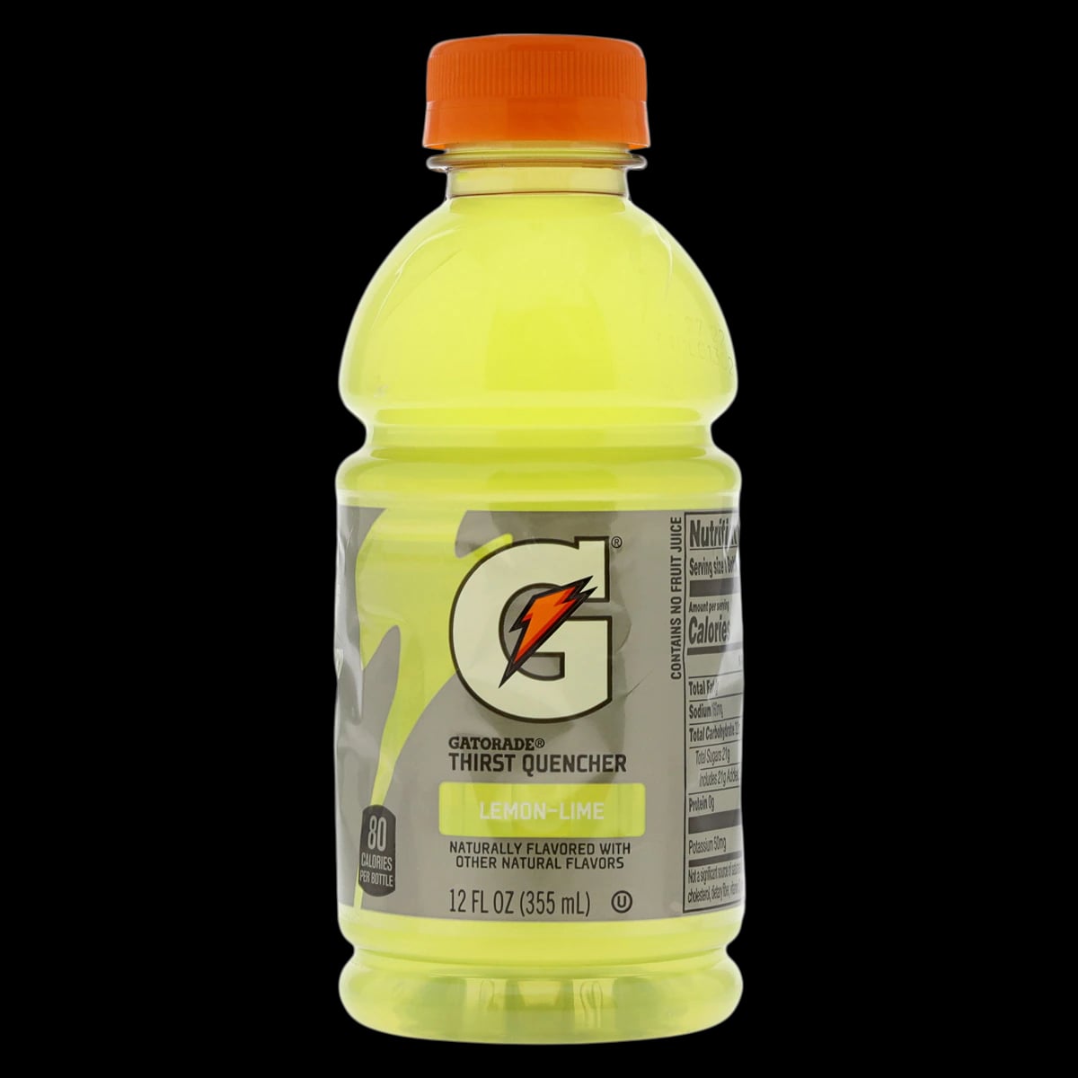 Gatorade Thirst Quencher Lemon-Lime Sports Drink, 12 oz Bottles, 24/Case